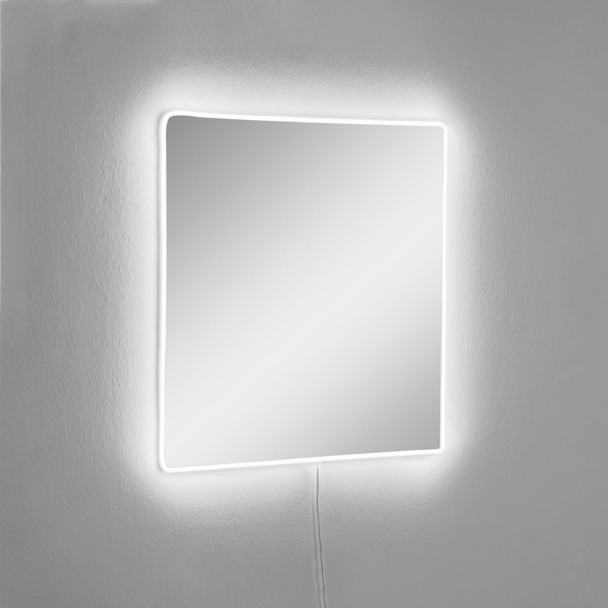 Oglindă decorativă cu LED Pătrată, Diverse culori, 30x30 cm - Oglindă decorativă cu LED Pătrată, Diverse culori, 30x30 cm, SKU 782MRL1153, imagine 18