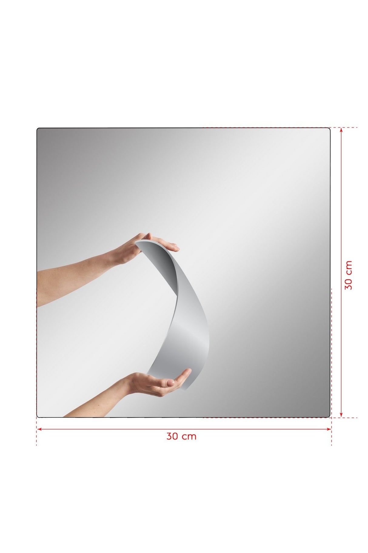Oglindă decorativă cu LED Pătrată, Diverse culori, 30x30 cm - Oglindă decorativă cu LED Pătrată, Diverse culori, 30x30 cm, SKU 782MRL1153, imagine 24