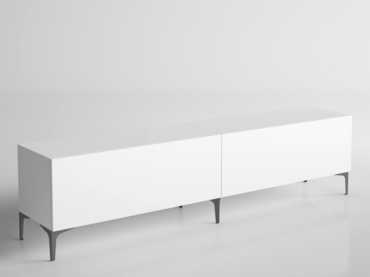 Comodă TV FRN-12003, Alb, 200x40x47 cm