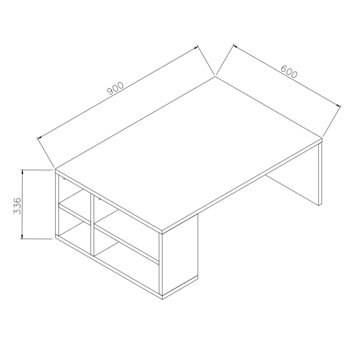 Măsuță de cafea Defne, Diverse culori, 90x60x34 cm - Patara | SKU: 793ELG2809 | Măsuță de cafea Defne, 90x60x34 cm, varianta Patara, produs pentru amenajarea locuinței, disponibil online în România la CasaMob