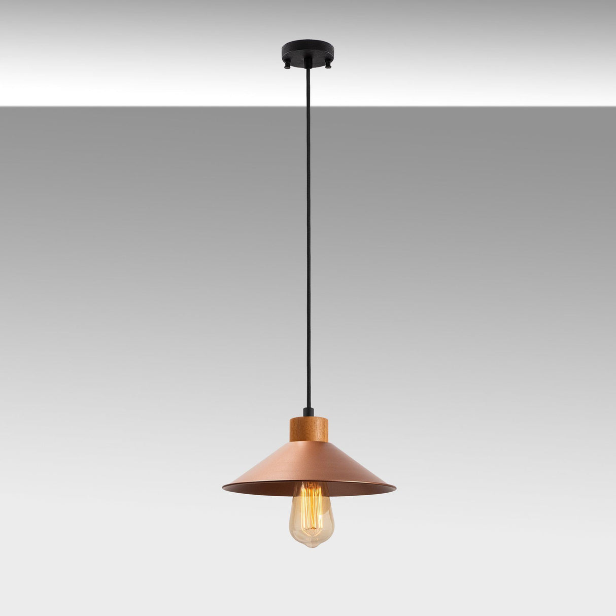 Lustră GMN-00003, Copper, Ø24x103 cm