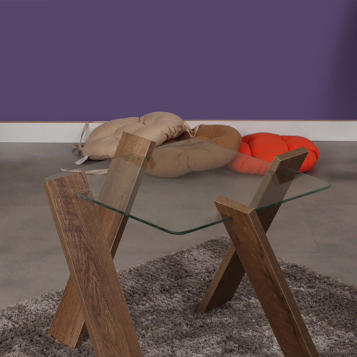 Măsuță de cafea Roman Mini - Kafkas Oak, Stejar, 57x57x41 cm