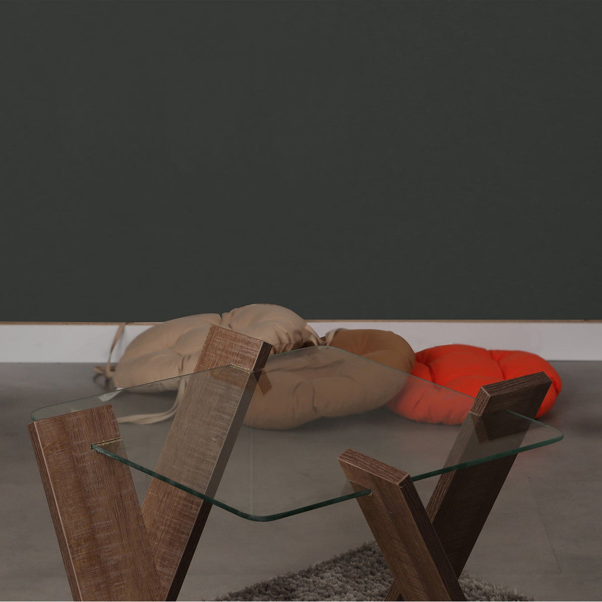Măsuță de cafea Roman Mini, Diverse culori, 57x57x41 cm - Dark oak | SKU: 801CMY2808 | Măsuță de cafea Roman Mini, 57x57x41 cm, varianta Dark oak, produs pentru amenajarea locuinței, disponibil online în România la CasaMob
