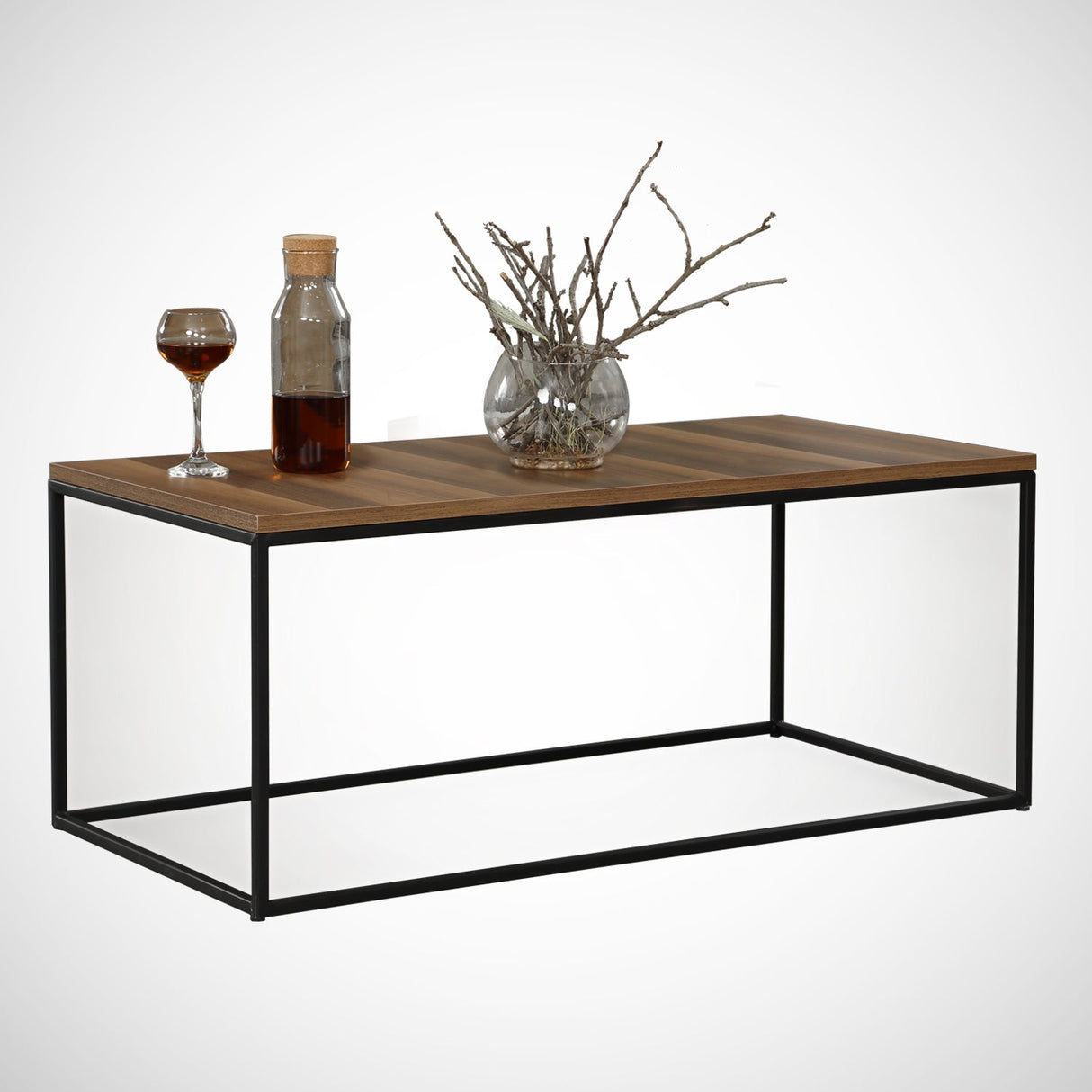 Măsuță de cafea Cosco, Diverse culori, 95x55x43 cm - Nuc | SKU: 801CMY2858 | Măsuță de cafea Cosco, 95x55x43 cm, varianta Nuc, produs pentru amenajarea locuinței, disponibil online în România la CasaMob