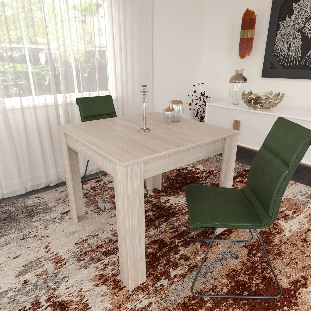 Masă dining Single 90, Stejar, 90x80x78 cm