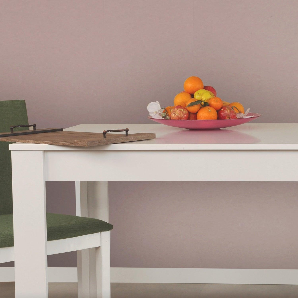 Masa Dining Bucatarie Single 120, 120 x 78 x 80 cm - Alb, SKU 801CMY2904