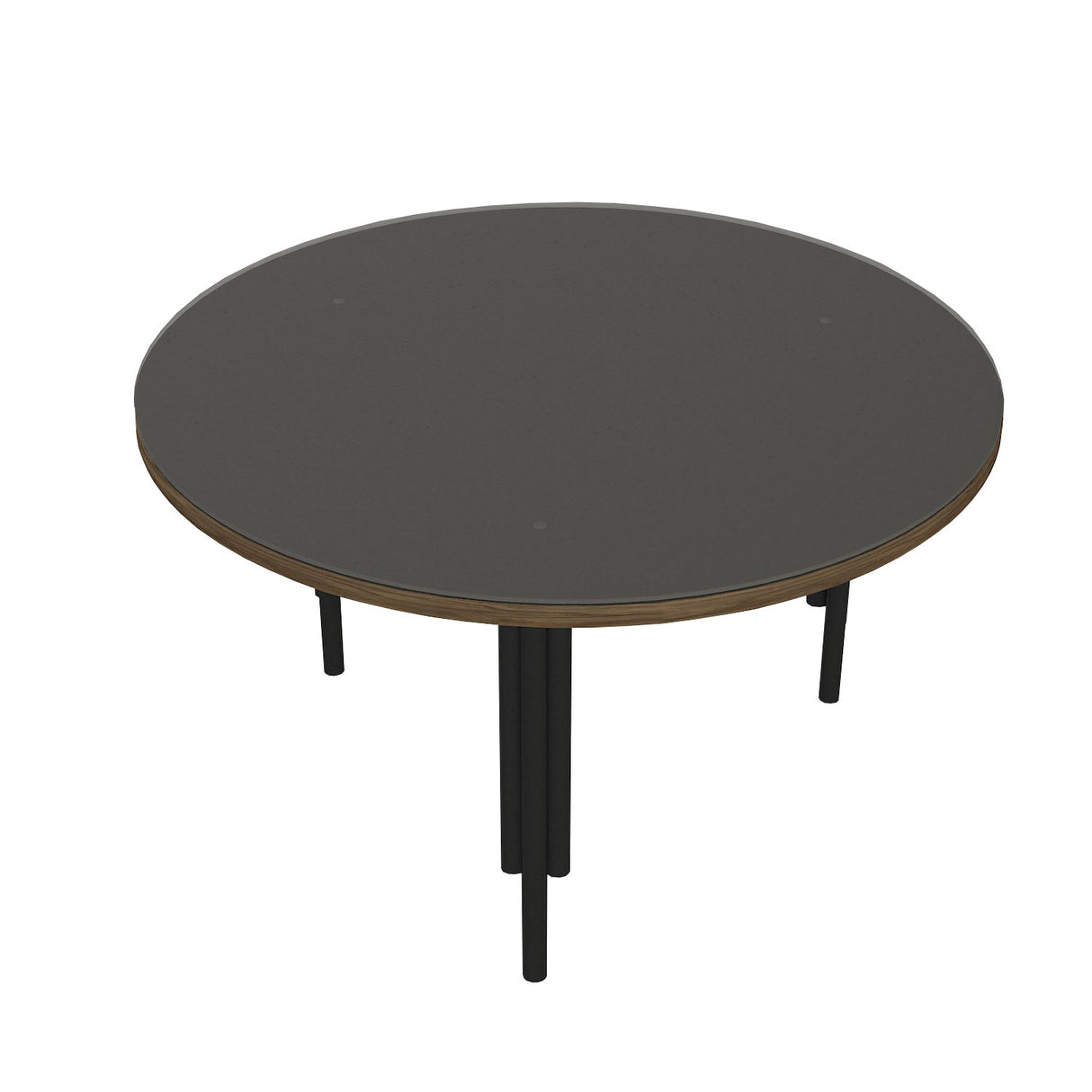 Măsuță de cafea Tiffanie, Nuc - Antracit, 70x70x40 cm