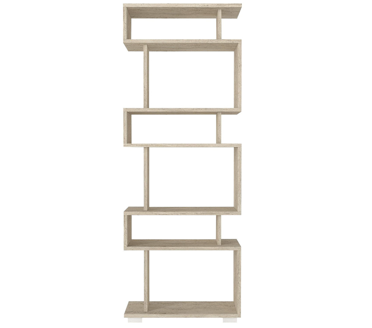 Bibliotecă Blok, Diverse culori, 60x20x165 cm - Travertin | SKU: 804TRH3629 | Bibliotecă Blok, 60x20x165 cm, varianta Travertin, produs pentru amenajarea locuinței, disponibil online în România la CasaMob