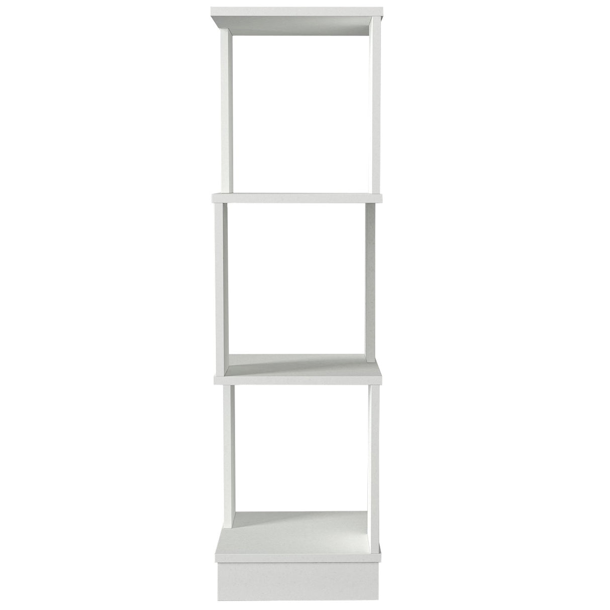 Bibliotecă Levander, Alb, 35x35x120 cm