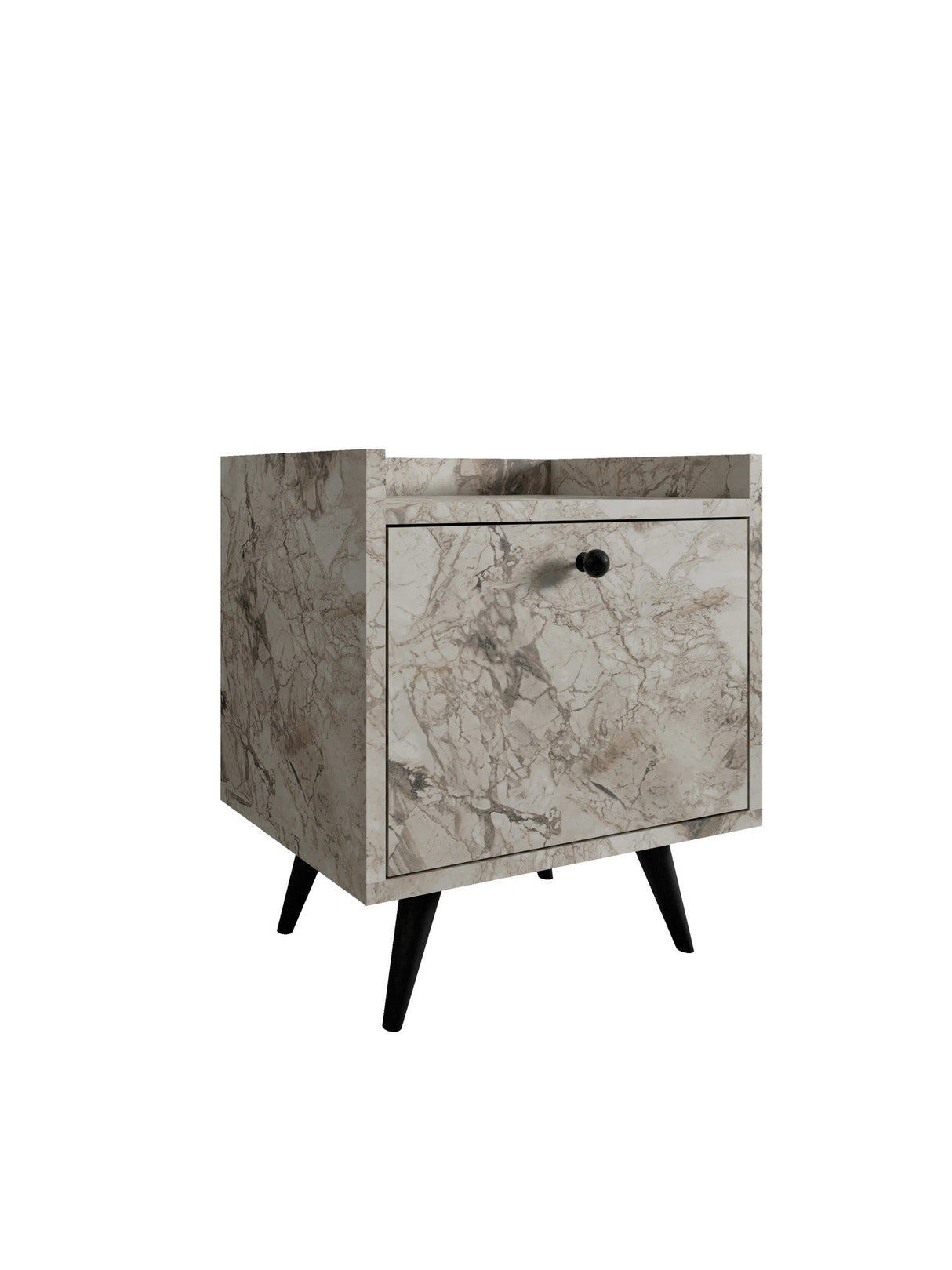 Noptieră Dopo, Diverse culori, 50x40x55 cm - Ephesus marble | SKU: 811MDD3440 | Noptieră Dopo, 50x40x55 cm, varianta Ephesus marble, produs pentru amenajarea locuinței, disponibil online în România la CasaMob