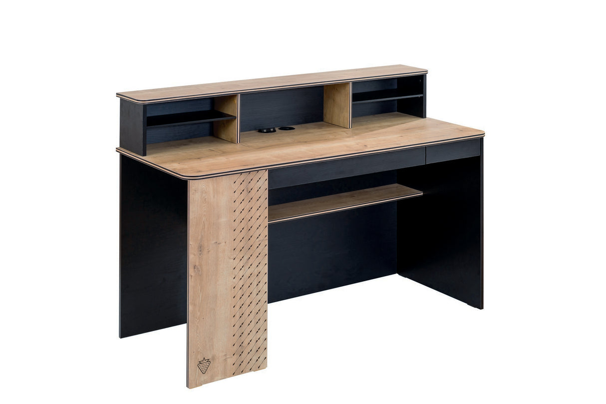 Birou Black Large, Multicolor, 138x58x75 cm