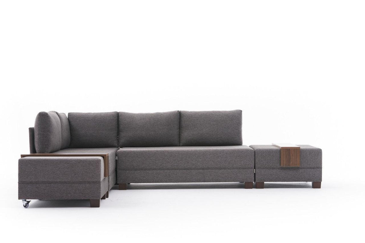 Canapea extensibilă de colț Fly, 1 piesă, Stânga, Diverse culori, 210x280x70 cm - Gri deschis | SKU: 825BLC1006 | Canapea extensibilă de colț Fly, 1 piesă, Stânga, 210x280x70 cm, varianta Gri deschis, produs pentru amenajarea locuinței, disponibil online în România la CasaMob