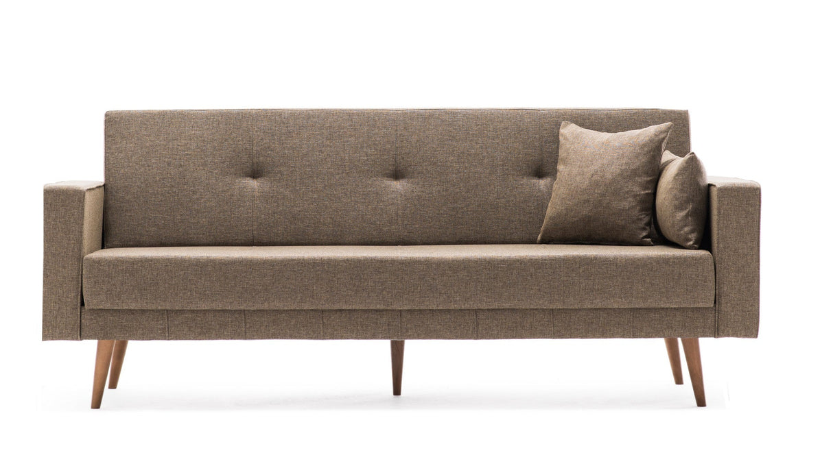 Canapea extensibilă Dublin, 3 locuri, Diverse culori, 214x75x90 cm - Maro | SKU: 825BLC1170 | Canapea extensibilă Dublin, 3 locuri, 214x75x90 cm, varianta Maro, produs pentru amenajarea locuinței, disponibil online în România la CasaMob