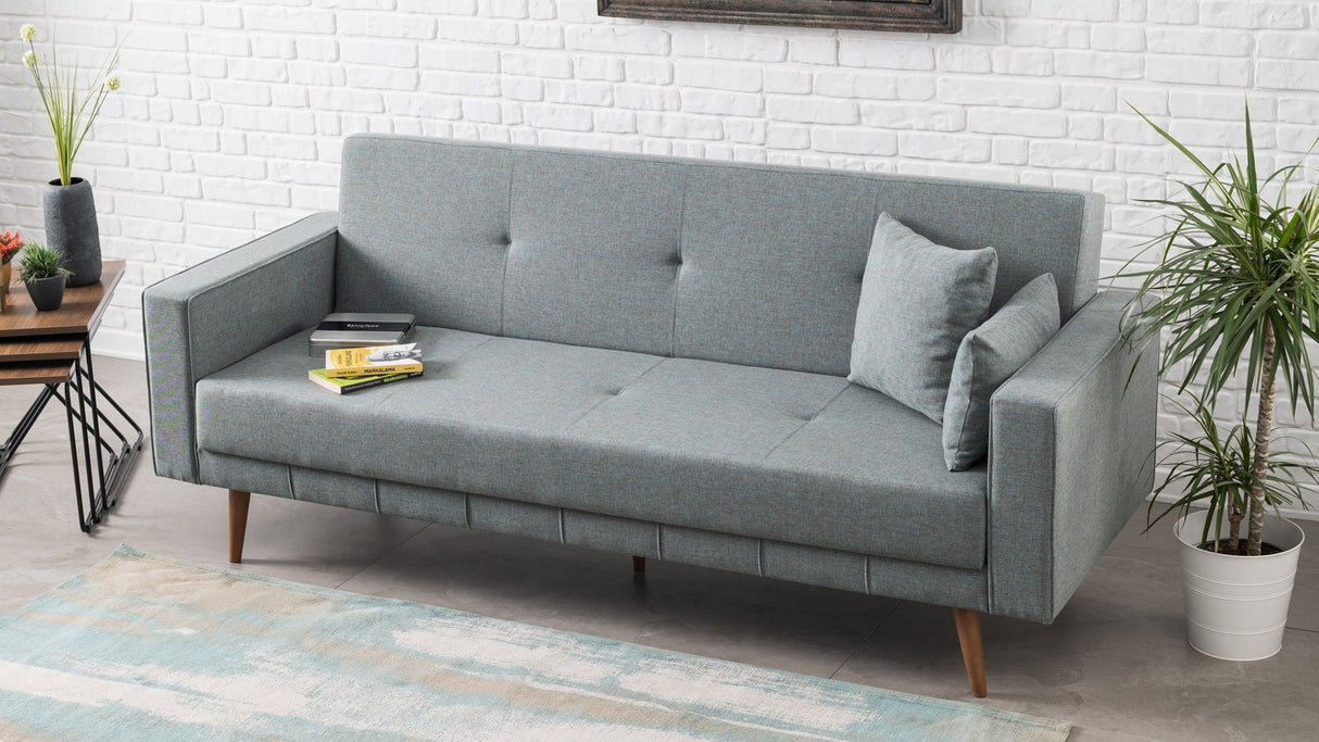 Canapea extensibilă Dublin, 3 locuri, Diverse culori, 214x75x90 cm - Albastru | SKU: 825BLC1171 | Canapea extensibilă Dublin, 3 locuri, 214x75x90 cm, varianta Albastru, produs pentru amenajarea locuinței, disponibil online în România la CasaMob