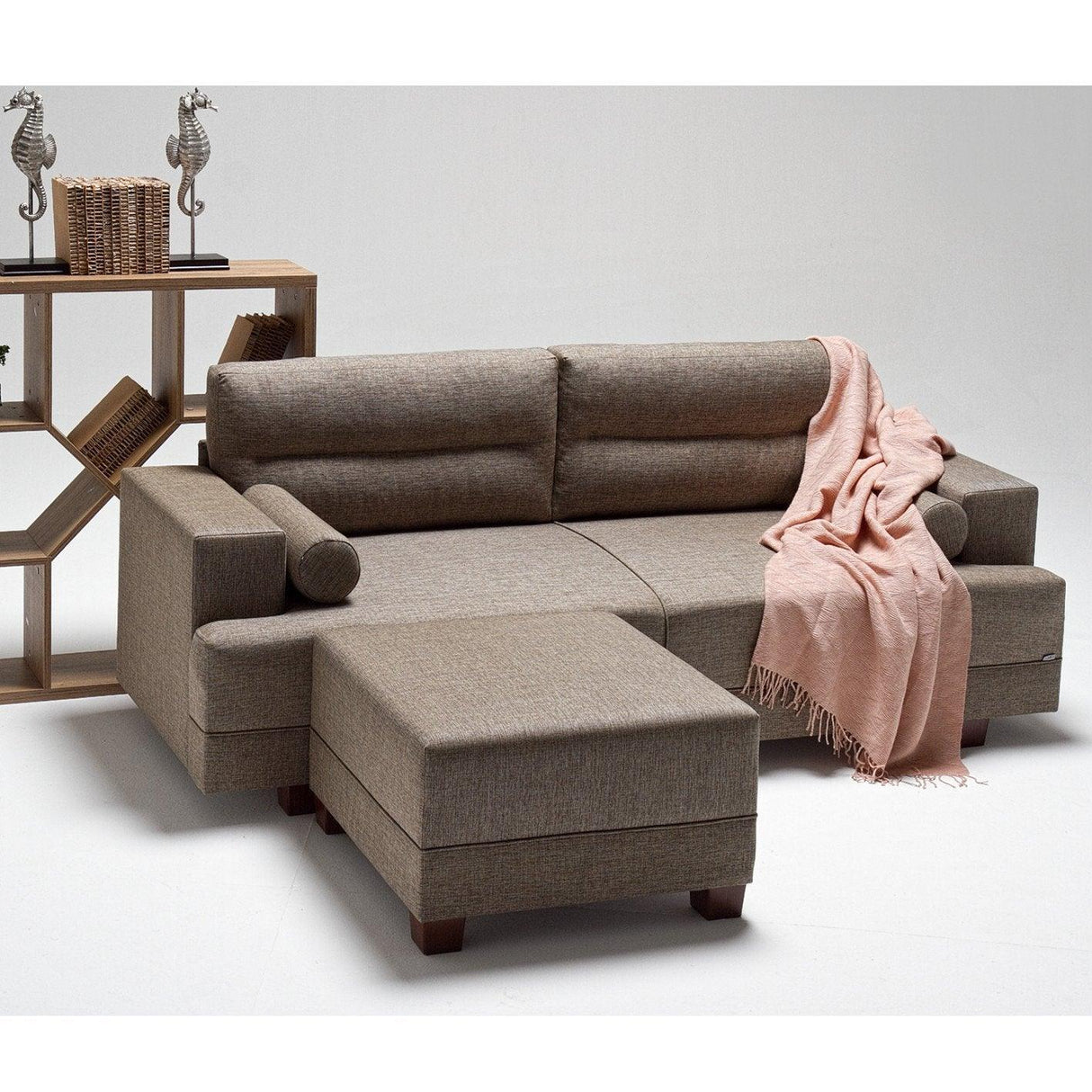 Canapea fixă Oslo, Diverse culori, Diverse configurații, 210x78x85 cm - Gri - 1 bucată | SKU: 825BLC1199 | Canapea fixă Oslo, 210x78x85 cm, varianta Gri - 1 bucată, produs pentru amenajarea locuinței, disponibil online în România la CasaMob
