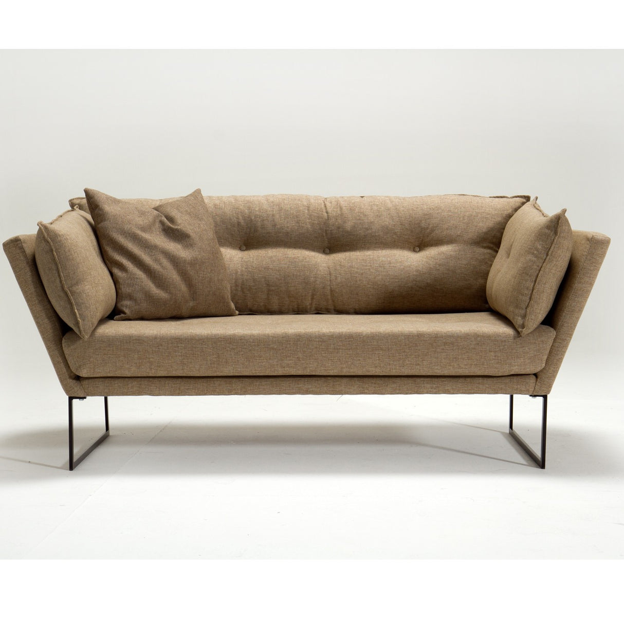 Canapea fixă 2 locuri Relax - Cotton, Diverse culori, 175x88x80 cm - Maro deschis | SKU: 825BLC1332 | Canapea fixă 2 locuri Relax - Cotton, 175x88x80 cm, varianta Maro deschis, produs pentru amenajarea locuinței, disponibil online în România la CasaMob