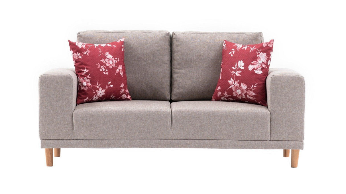 Canapea fixă Franz, Diverse culori, Diverse configurații, Diverse dimensiuni - Crem - 162x82x87 cm - 2 locuri | SKU: 825BLC1397 | Canapea fixă Franz, varianta Crem - 162x82x87 cm - 2 locuri, produs pentru amenajarea locuinței, disponibil online în România la CasaMob
