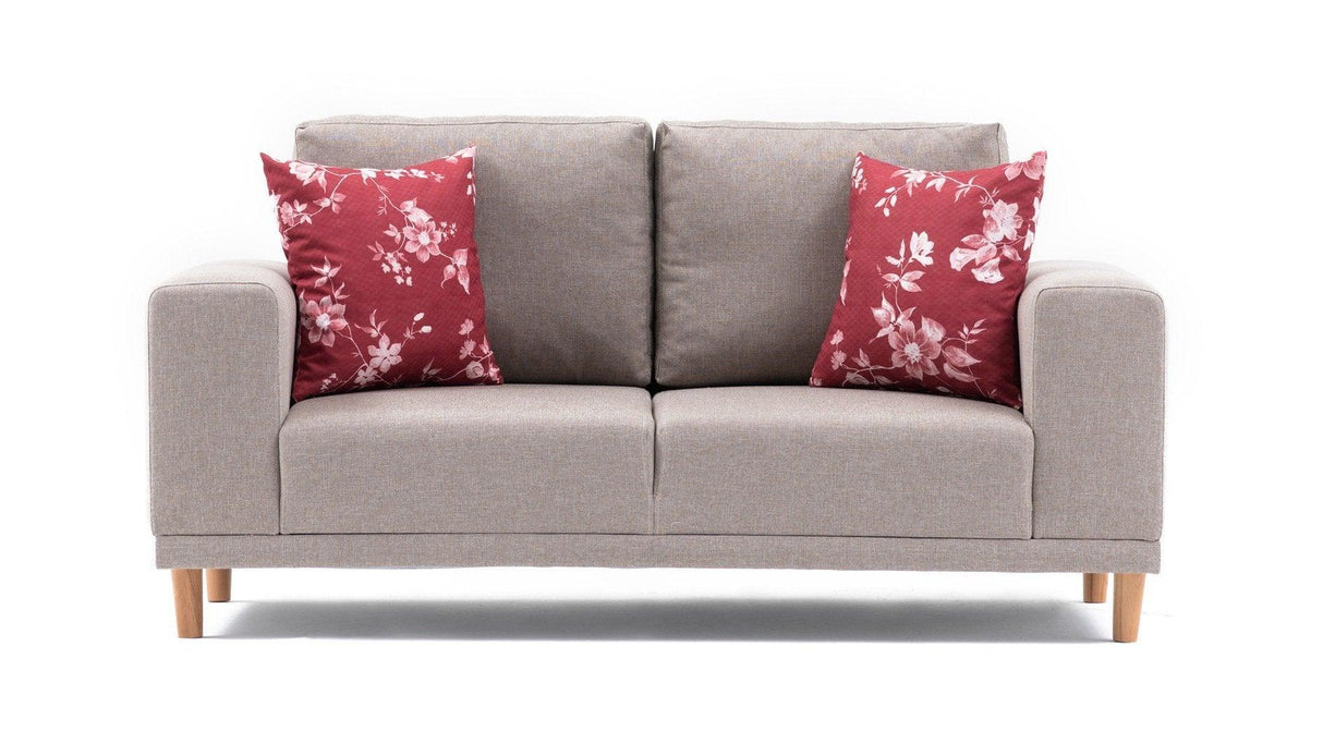 Canapea fixă Franz, Diverse culori, Diverse configurații, Diverse dimensiuni - Crem - 162x82x87 cm - 2 locuri | SKU: 825BLC1397 | Canapea fixă Franz, varianta Crem - 162x82x87 cm - 2 locuri, produs pentru amenajarea locuinței, disponibil online în România la CasaMob