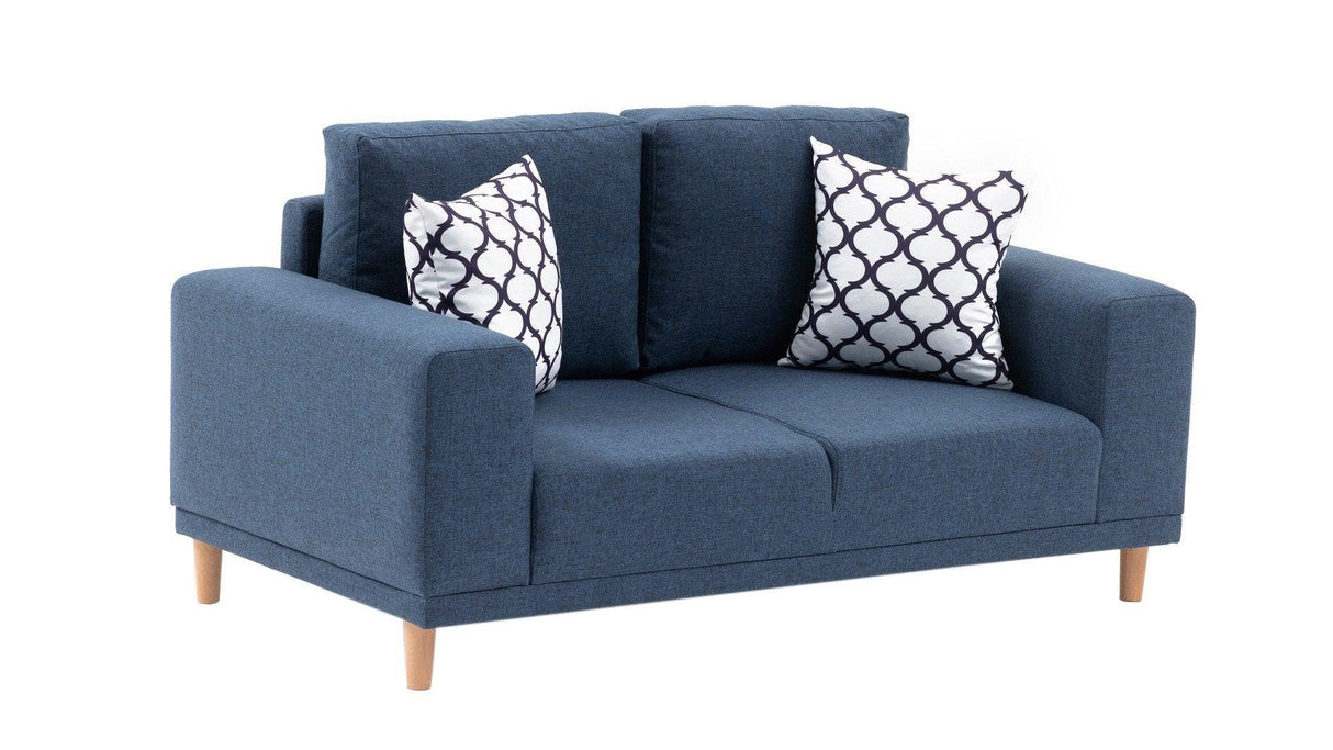 Canapea fixă Franz, Diverse culori, Diverse configurații, Diverse dimensiuni - Albastru închis - 162x82x87 cm - 2 locuri | SKU: 825BLC1398 | Canapea fixă Franz, varianta Albastru închis - 162x82x87 cm - 2 locuri, produs pentru amenajarea locuinței, disponibil online în România la CasaMob
