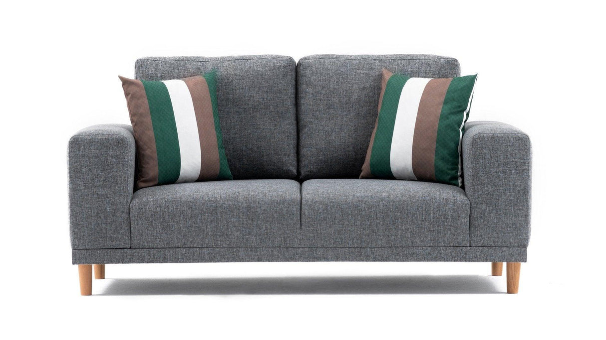 Canapea fixă Franz, Diverse culori, Diverse configurații, Diverse dimensiuni - Gri - 162x82x87 cm - 2 locuri | SKU: 825BLC1396 | Canapea fixă Franz, varianta Gri - 162x82x87 cm - 2 locuri, produs pentru amenajarea locuinței, disponibil online în România la CasaMob