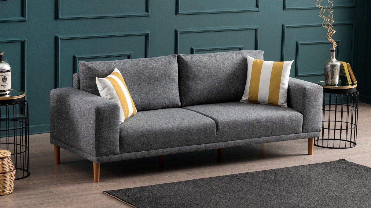 Canapea fixă Franz, Diverse culori, Diverse configurații, Diverse dimensiuni - Albastru închis - 220x82x87 cm - 3 locuri | SKU: 825BLC1402 | Canapea fixă Franz, varianta Albastru închis - 220x82x87 cm - 3 locuri, produs pentru amenajarea locuinței, disponibil online în România la CasaMob