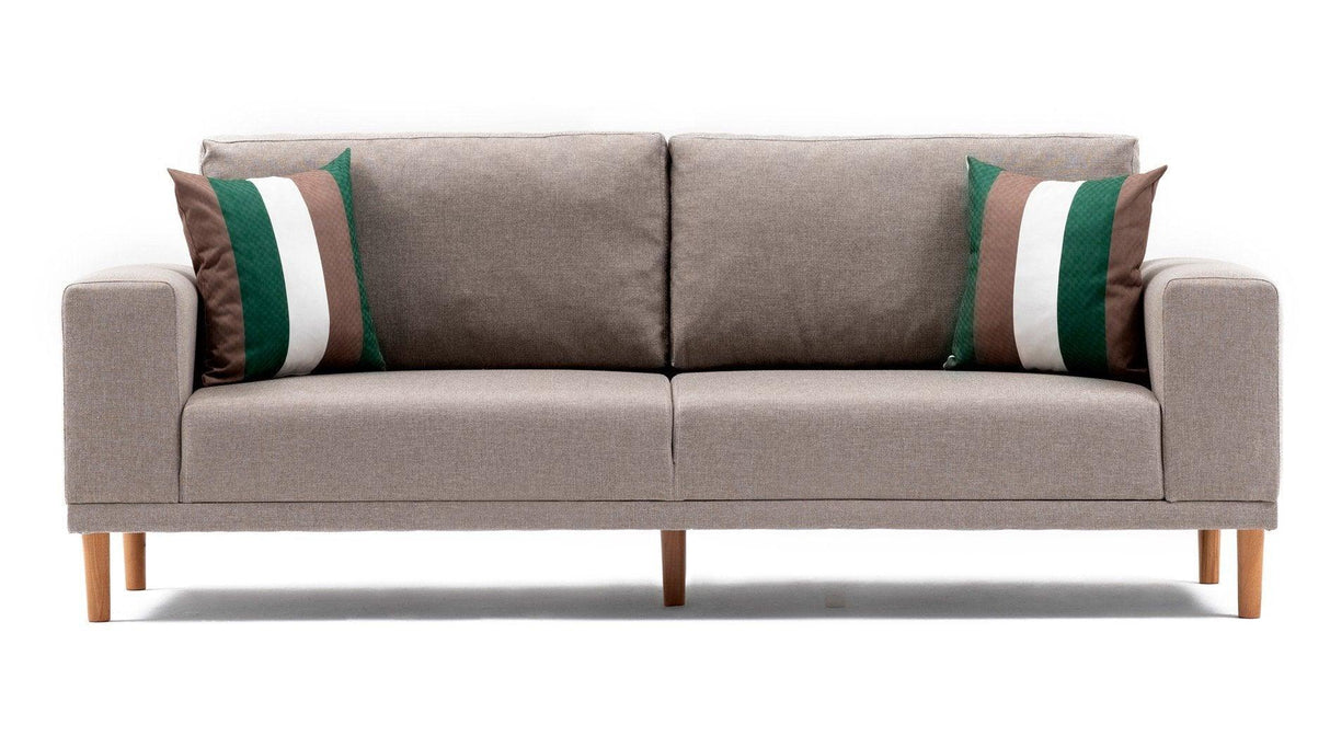 Canapea fixă Franz, Diverse culori, Diverse configurații, Diverse dimensiuni - Crem - 220x82x87 cm - 3 locuri | SKU: 825BLC1401 | Canapea fixă Franz, varianta Crem - 220x82x87 cm - 3 locuri, produs pentru amenajarea locuinței, disponibil online în România la CasaMob