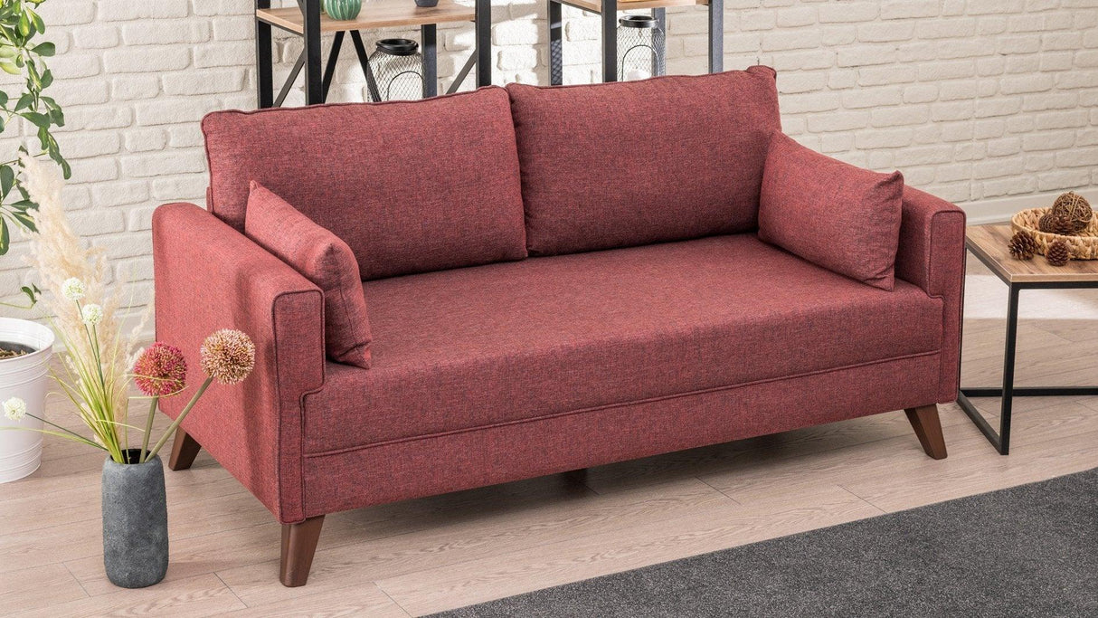 Canapea fixă 2 locuri Bella For 2 Pr, Diverse culori, 177x81x85 cm - Bordo | SKU: 825BLC1515 | Canapea fixă 2 locuri Bella For 2 Pr, 177x81x85 cm, varianta Bordo, produs pentru amenajarea locuinței, disponibil online în România la CasaMob