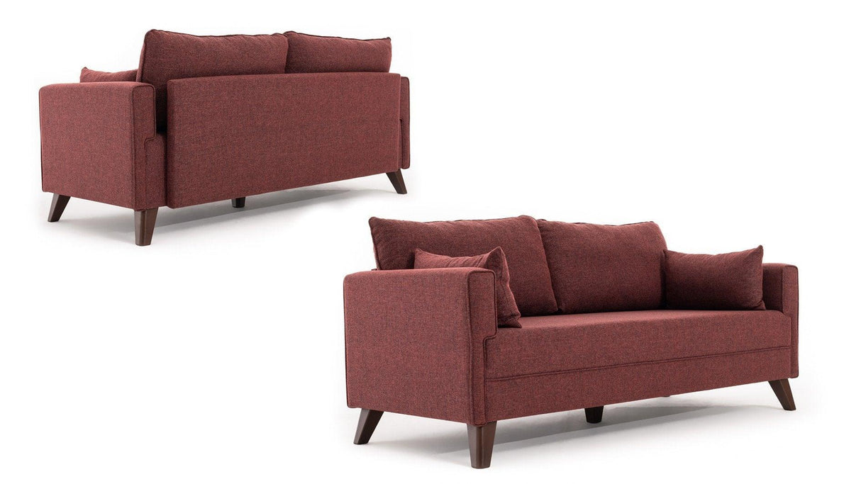 Canapea fixă 2 locuri Bella For 2 Pr, Diverse culori, 177x81x85 cm - Bordo | SKU: 825BLC1515 | Canapea fixă 2 locuri Bella For 2 Pr, 177x81x85 cm, varianta Bordo, produs pentru amenajarea locuinței, disponibil online în România la CasaMob