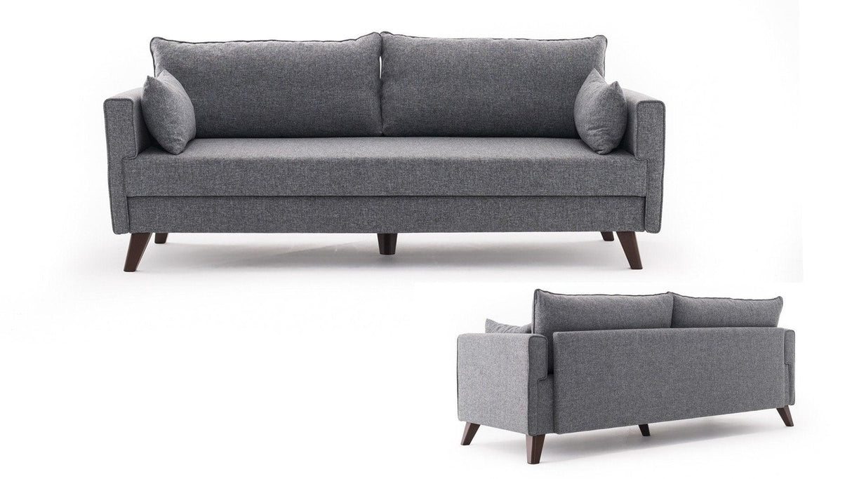 Canapea fixă 3 locuri Bella For 3 Pr, Diverse culori, 208x81x85 cm - Gri | SKU: 825BLC1499 | Canapea fixă 3 locuri Bella For 3 Pr, 208x81x85 cm, varianta Gri, produs pentru amenajarea locuinței, disponibil online în România la CasaMob