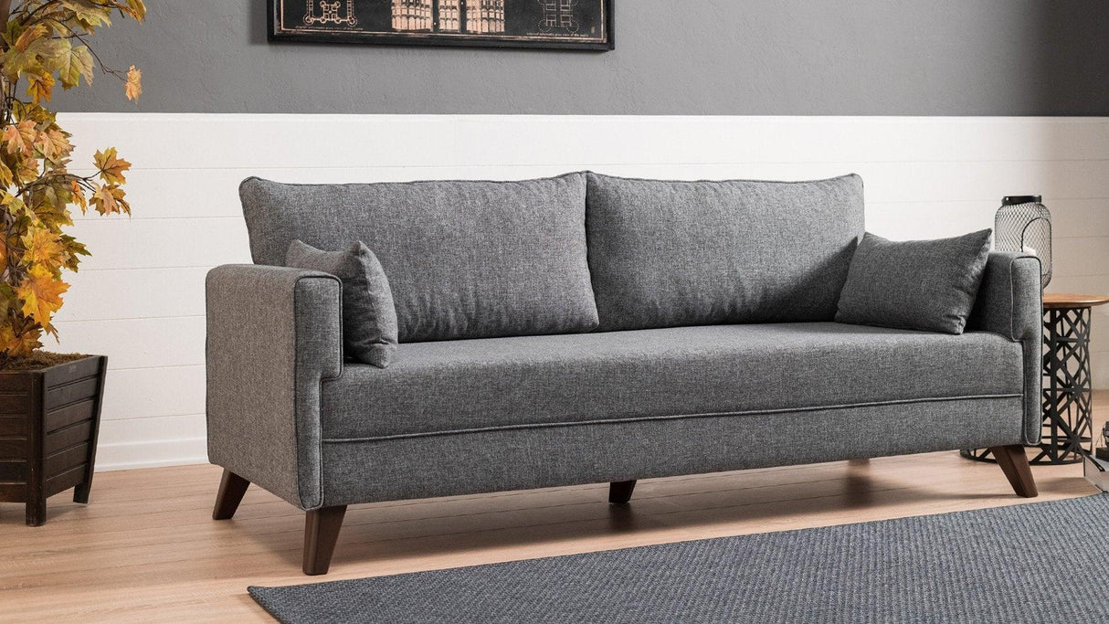 Canapea fixă 3 locuri Bella For 3 Pr, Diverse culori, 208x81x85 cm - Gri | SKU: 825BLC1499 | Canapea fixă 3 locuri Bella For 3 Pr, 208x81x85 cm, varianta Gri, produs pentru amenajarea locuinței, disponibil online în România la CasaMob