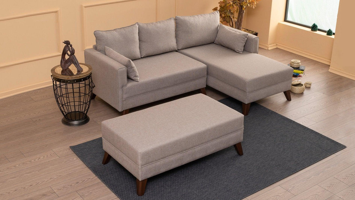 Canapea extensibilă Bella, Colț, Dreapta, Diverse culori, 205x140x85 cm - Crem | SKU: 825BLC1511 | Canapea extensibilă Bella, Colț, Dreapta, 205x140x85 cm, varianta Crem, produs pentru amenajarea locuinței, disponibil online în România la CasaMob