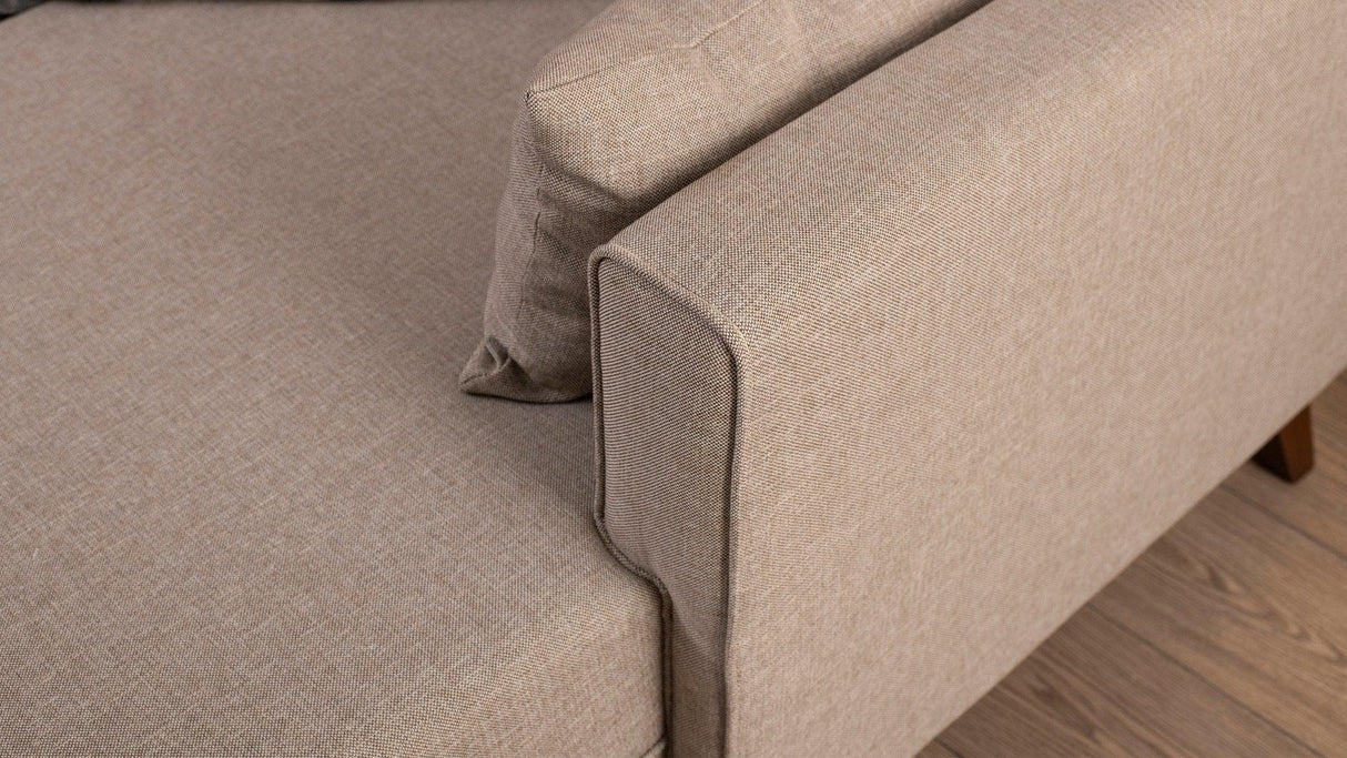 Canapea extensibilă Bella, Colț, Dreapta, Diverse culori, 205x140x85 cm - Crem | SKU: 825BLC1511 | Canapea extensibilă Bella, Colț, Dreapta, 205x140x85 cm, varianta Crem, produs pentru amenajarea locuinței, disponibil online în România la CasaMob