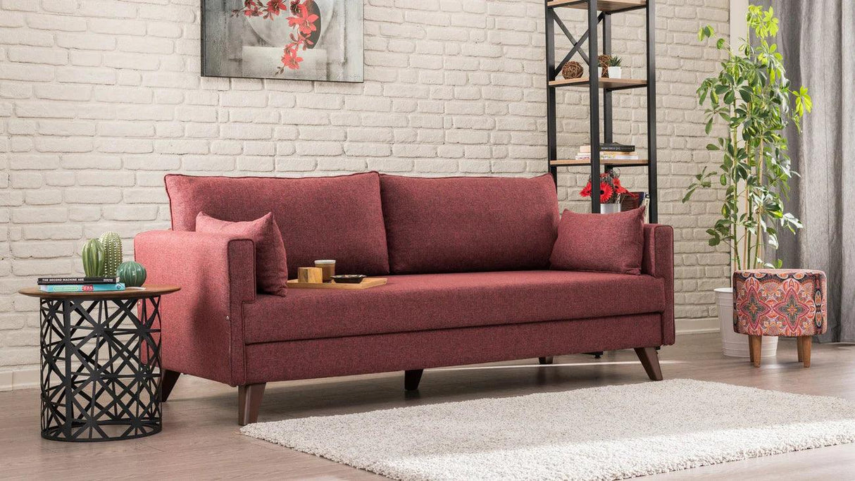 Canapea fixă 3 locuri Bella For 3 Pr, Diverse culori, 208x81x85 cm - Bordo | SKU: 825BLC1516 | Canapea fixă 3 locuri Bella For 3 Pr, 208x81x85 cm, varianta Bordo, produs pentru amenajarea locuinței, disponibil online în România la CasaMob