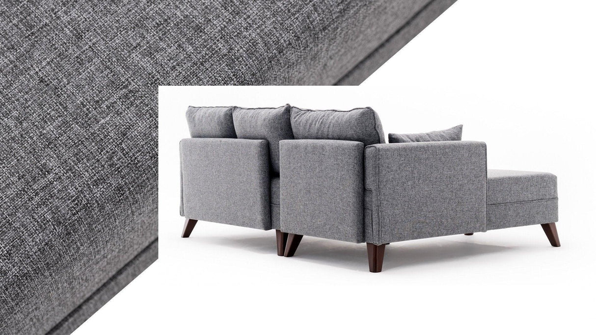 Canapea extensibilă Bella, Colț, Stânga, Diverse culori, 205x140x85 cm - Bordo | SKU: 825BLC1518 | Canapea extensibilă Bella, Colț, Stânga, 205x140x85 cm, varianta Bordo, produs pentru amenajarea locuinței, disponibil online în România la CasaMob