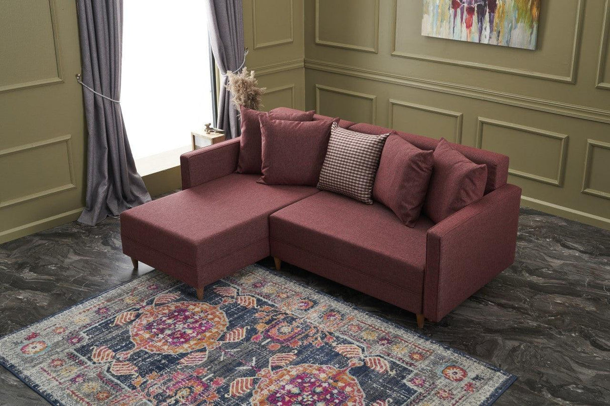 Canapea extensibilă de colț Batss, Stânga, Diverse culori - Multicolor | SKU: 825BLC1723 | Canapea extensibilă de colț Batss, Stânga, varianta Multicolor, produs pentru amenajarea locuinței, disponibil online în România la CasaMob