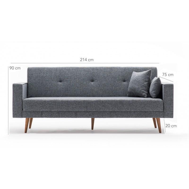 Canapea extensibilă Dublin, 3 locuri, Diverse culori, 214x75x90 cm - Roșu | SKU: 825BLC2554 | Canapea extensibilă Dublin, 3 locuri, 214x75x90 cm, varianta Roșu, produs pentru amenajarea locuinței, disponibil online în România la CasaMob