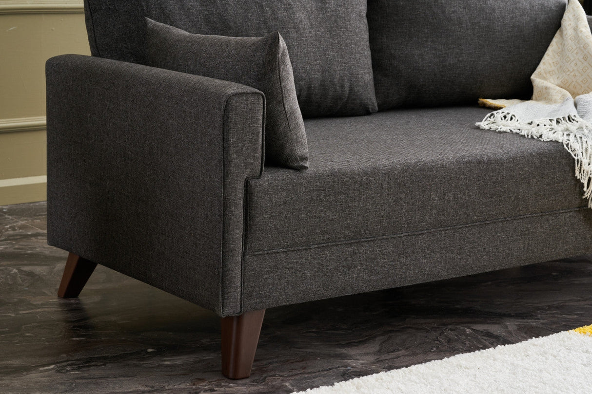 Canapea fixă 2 locuri Bella For 2 Pr, Diverse culori, 177x81x85 cm - Antracit | SKU: 825BLC2573 | Canapea fixă 2 locuri Bella For 2 Pr, 177x81x85 cm, varianta Antracit, produs pentru amenajarea locuinței, disponibil online în România la CasaMob