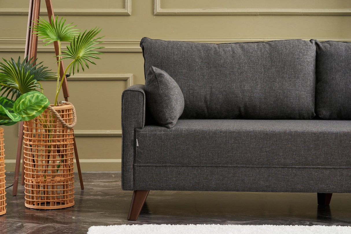 Canapea fixă 2 locuri Bella For 2 Pr, Diverse culori, 177x81x85 cm - Antracit | SKU: 825BLC2573 | Canapea fixă 2 locuri Bella For 2 Pr, 177x81x85 cm, varianta Antracit, produs pentru amenajarea locuinței, disponibil online în România la CasaMob