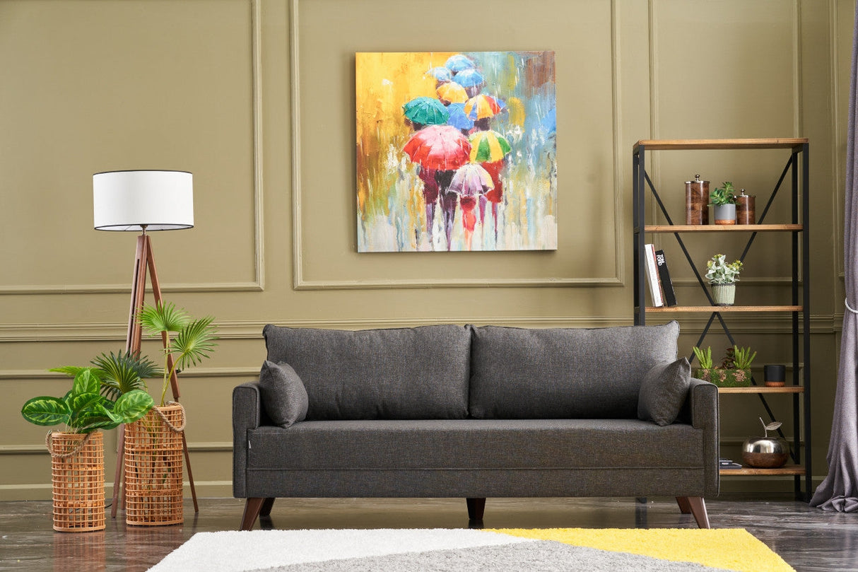 Canapea fixă 3 locuri Bella For 3 Pr, Diverse culori, 208x81x85 cm - Antracit | SKU: 825BLC2574 | Canapea fixă 3 locuri Bella For 3 Pr, 208x81x85 cm, varianta Antracit, produs pentru amenajarea locuinței, disponibil online în România la CasaMob