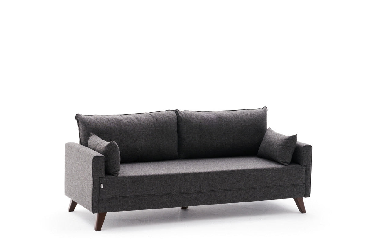Canapea fixă 3 locuri Bella For 3 Pr, Diverse culori, 208x81x85 cm - Antracit | SKU: 825BLC2574 | Canapea fixă 3 locuri Bella For 3 Pr, 208x81x85 cm, varianta Antracit, produs pentru amenajarea locuinței, disponibil online în România la CasaMob