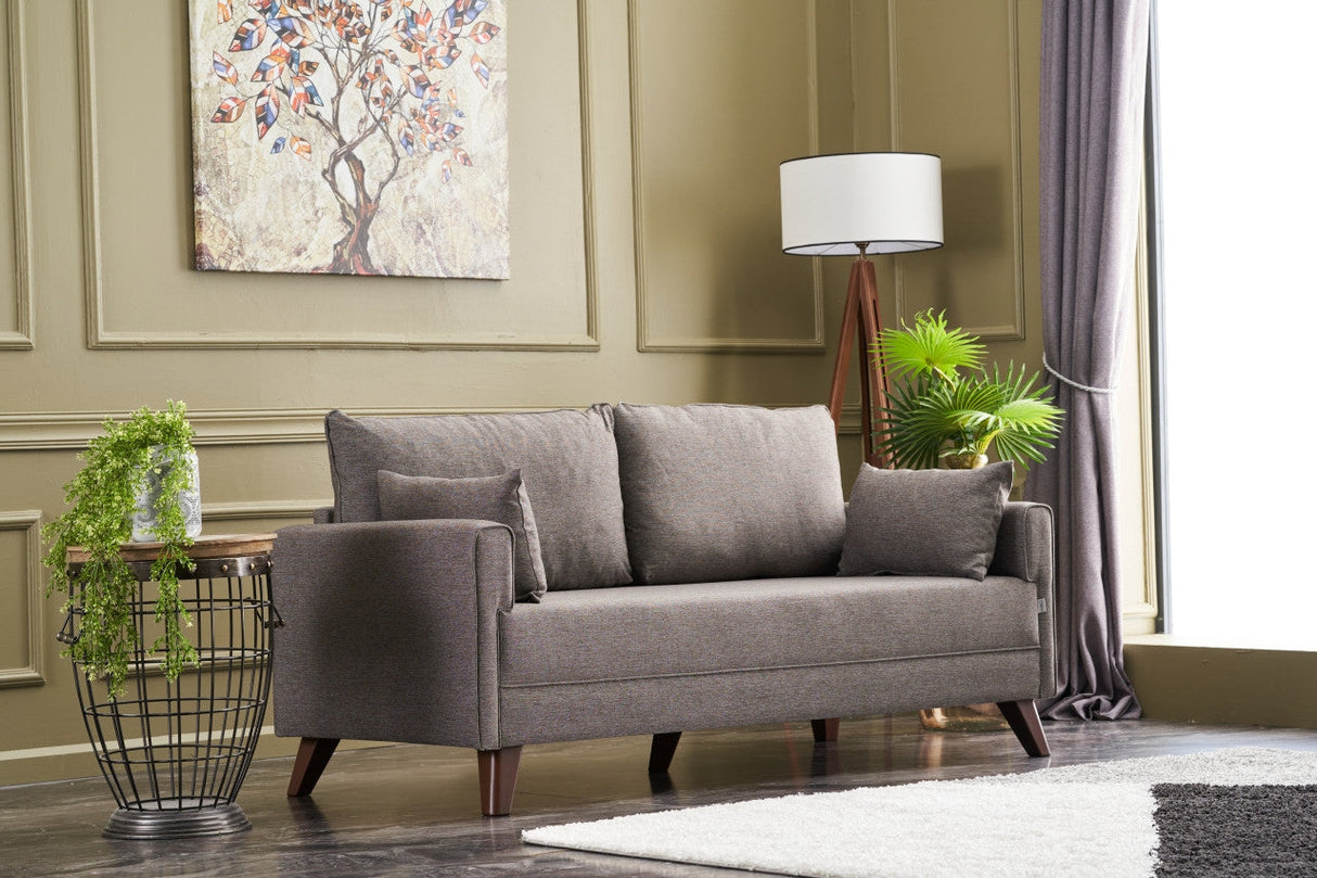Canapea fixă 2 locuri Bella For 2 Pr, Diverse culori, 177x81x85 cm - Maro | SKU: 825BLC2581 | Canapea fixă 2 locuri Bella For 2 Pr, 177x81x85 cm, varianta Maro, produs pentru amenajarea locuinței, disponibil online în România la CasaMob