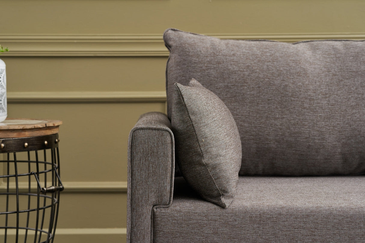 Canapea fixă 3 locuri Bella For 3 Pr, Diverse culori, 208x81x85 cm - Maro | SKU: 825BLC2582 | Canapea fixă 3 locuri Bella For 3 Pr, 208x81x85 cm, varianta Maro, produs pentru amenajarea locuinței, disponibil online în România la CasaMob