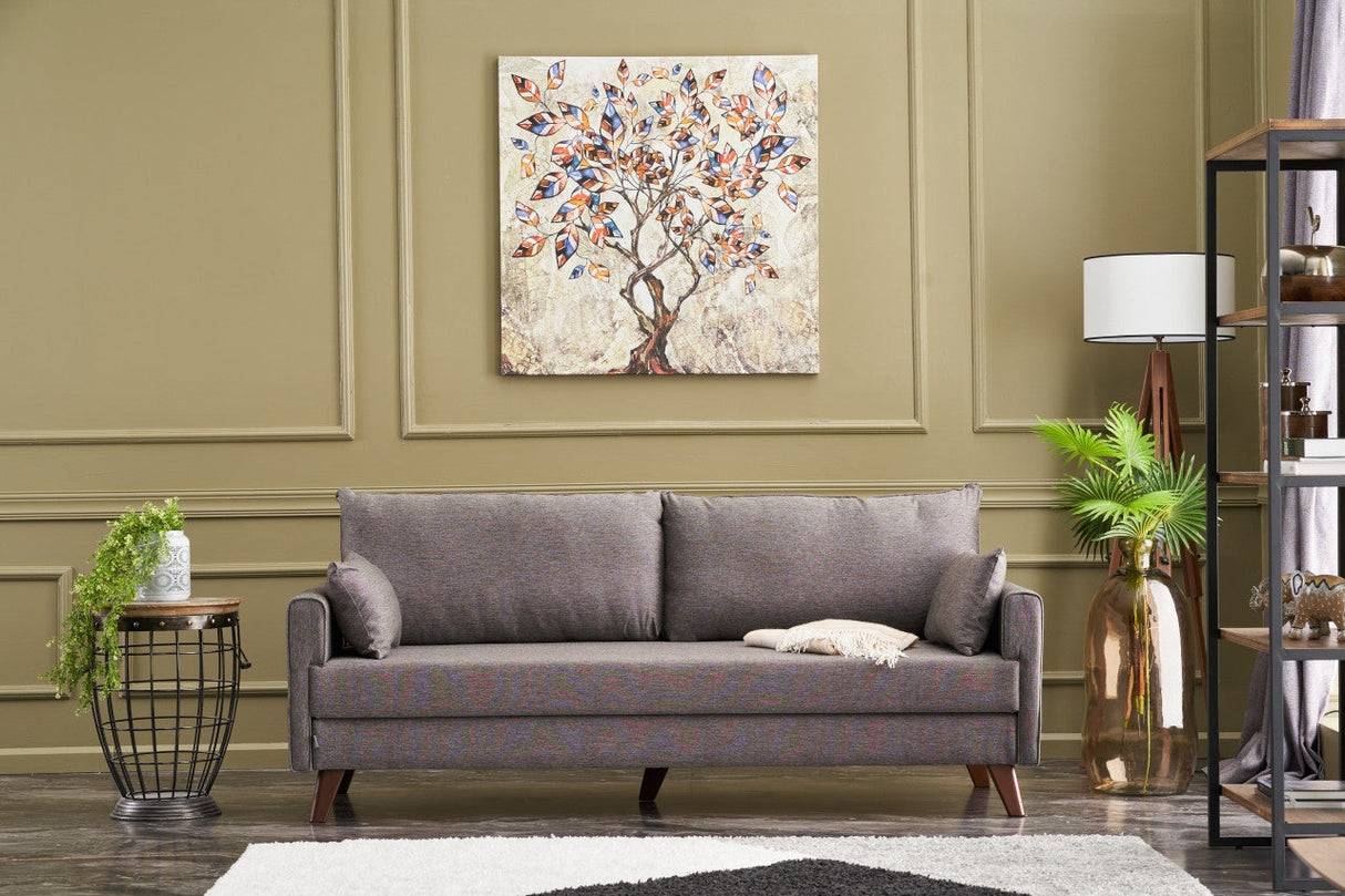 Canapea extensibilă Bella, 3 locuri, Diverse culori, 208x81x85 cm - Maro | SKU: 825BLC2583 | Canapea extensibilă Bella, 3 locuri, 208x81x85 cm, varianta Maro, produs pentru amenajarea locuinței, disponibil online în România la CasaMob