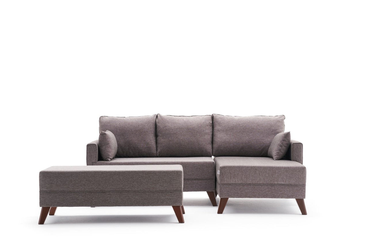 Canapea extensibilă Bella, Colț, Dreapta, Mini, Diverse culori, 205x81x85 cm - Maro | SKU: 825BLC2586 | Canapea extensibilă Bella, Colț, Dreapta, Mini, 205x81x85 cm, varianta Maro, produs pentru amenajarea locuinței, disponibil online în România la CasaMob
