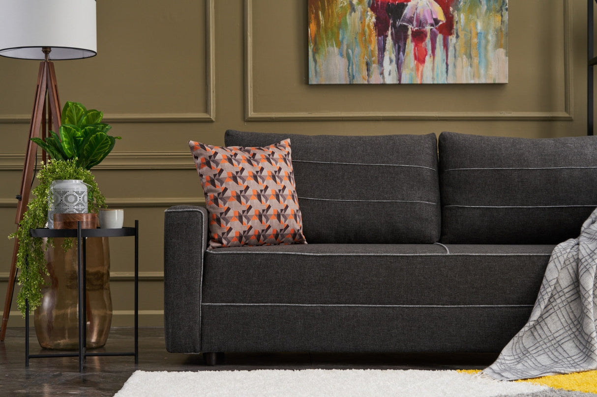 Canapea extensibilă Ece, 3 locuri, Diverse culori, 215x90x88 cm - Antracit | SKU: 825BLC2589 | Canapea extensibilă Ece, 3 locuri, 215x90x88 cm, varianta Antracit, produs pentru amenajarea locuinței, disponibil online în România la CasaMob