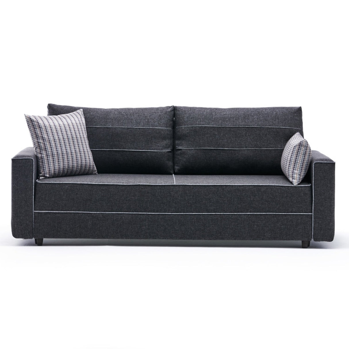 Canapea extensibilă Ece, 3 locuri, Diverse culori, 215x90x88 cm - Antracit | SKU: 825BLC2589 | Canapea extensibilă Ece, 3 locuri, 215x90x88 cm, varianta Antracit, produs pentru amenajarea locuinței, disponibil online în România la CasaMob