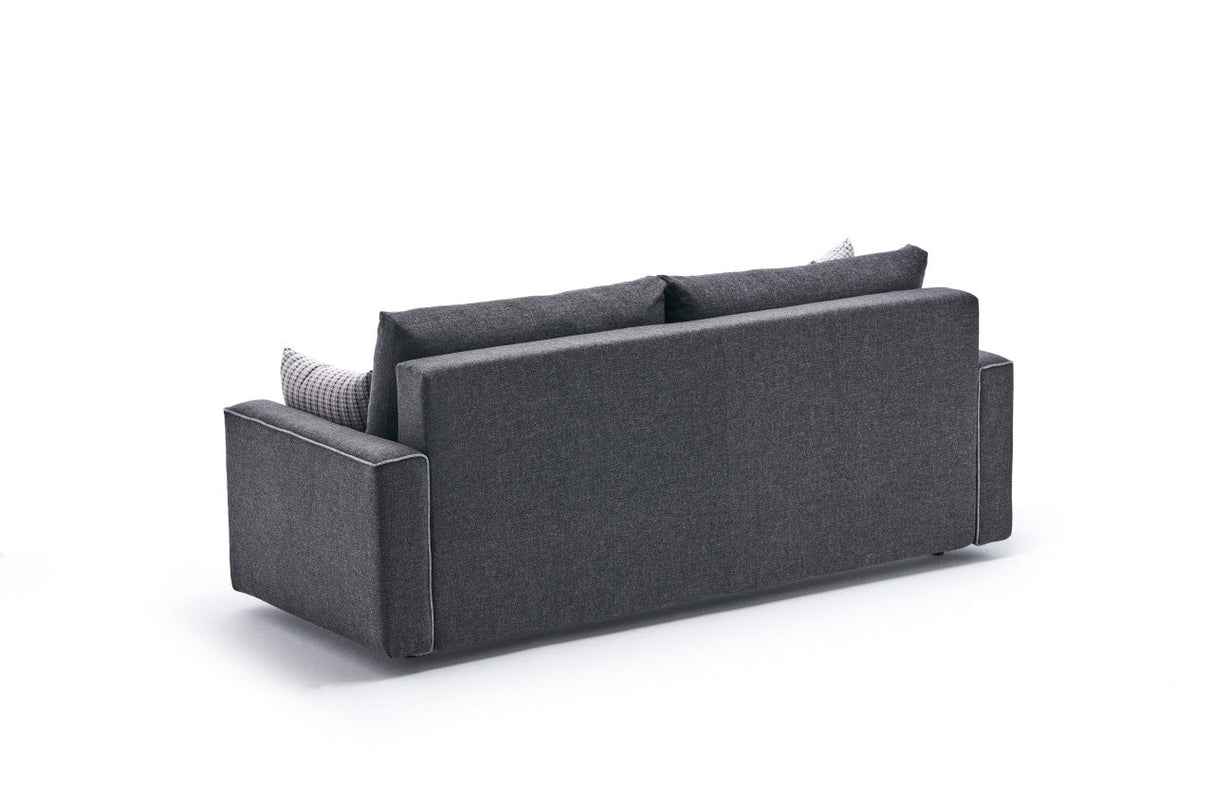 Canapea extensibilă Ece, 3 locuri, Diverse culori, 215x90x88 cm - Antracit | SKU: 825BLC2589 | Canapea extensibilă Ece, 3 locuri, 215x90x88 cm, varianta Antracit, produs pentru amenajarea locuinței, disponibil online în România la CasaMob