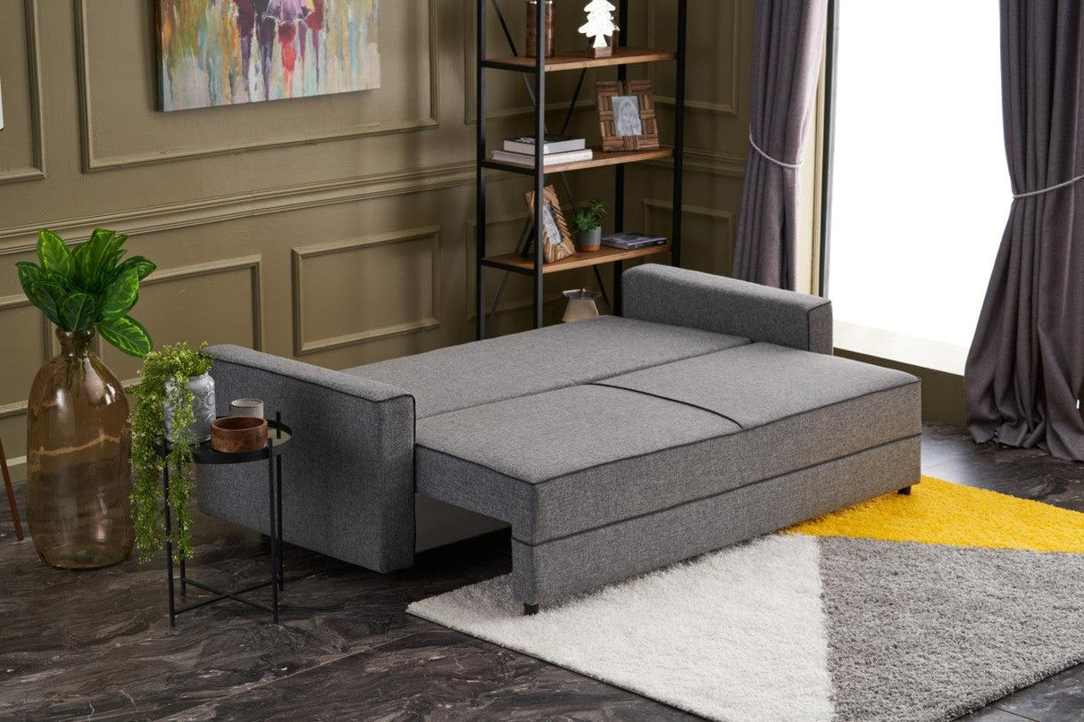 Canapea extensibilă Ece, 3 locuri, Diverse culori, 215x90x88 cm - Crem | SKU: 825BLC2591 | Canapea extensibilă Ece, 3 locuri, 215x90x88 cm, varianta Crem, produs pentru amenajarea locuinței, disponibil online în România la CasaMob
