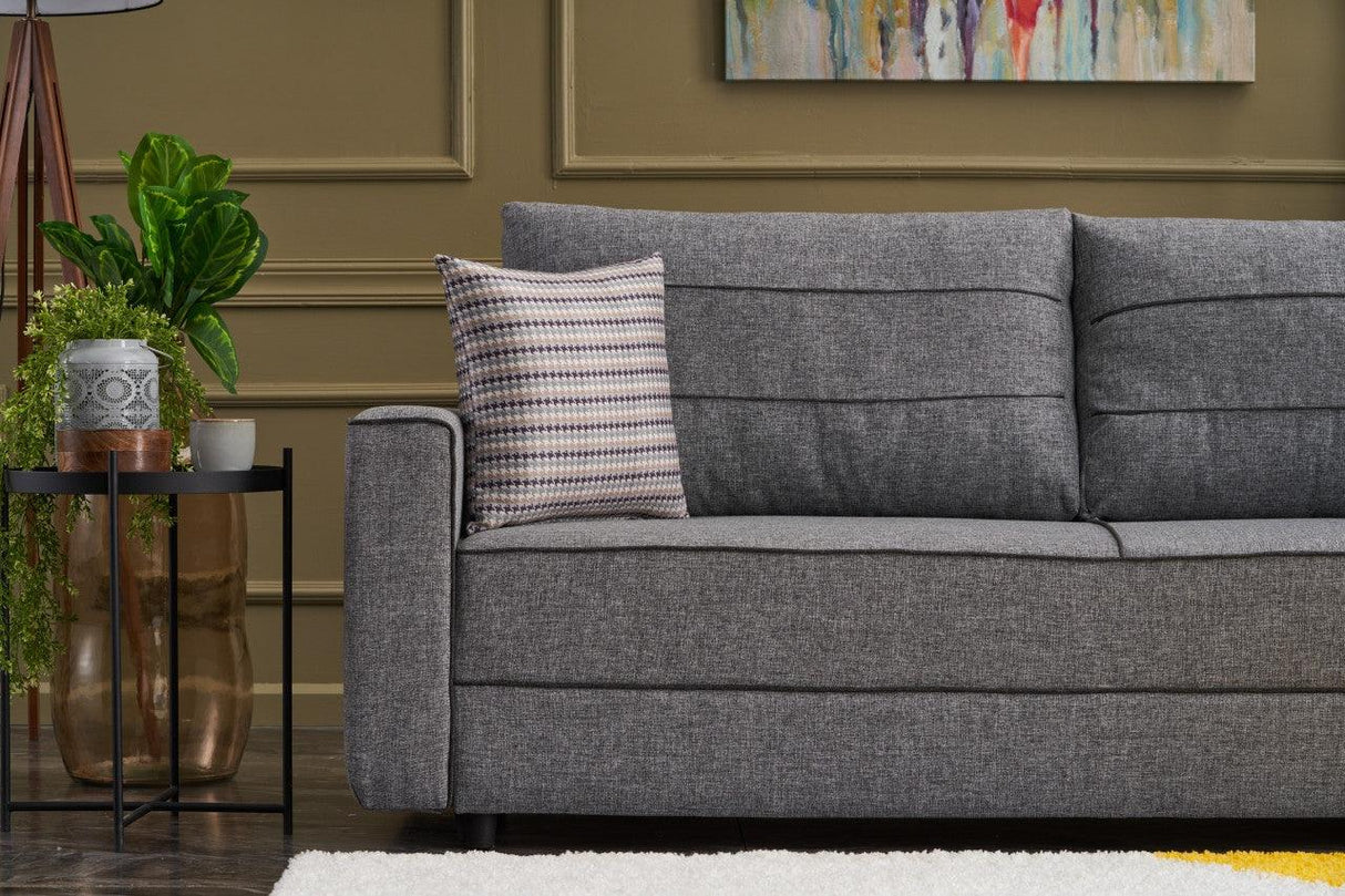 Canapea extensibilă Ece, 3 locuri, Diverse culori, 215x90x88 cm - Crem | SKU: 825BLC2591 | Canapea extensibilă Ece, 3 locuri, 215x90x88 cm, varianta Crem, produs pentru amenajarea locuinței, disponibil online în România la CasaMob