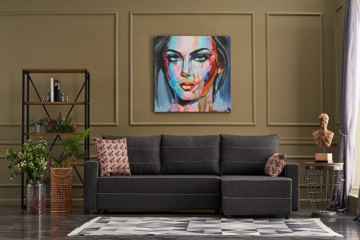 Canapea extensibilă Ece, Colț, Dreapta, Diverse culori, 242x90x88 cm - Crem | SKU: 825BLC2603 | Canapea extensibilă Ece, Colț, Dreapta, 242x90x88 cm, varianta Crem, produs pentru amenajarea locuinței, disponibil online în România la CasaMob